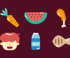 Free Kids Menu Vector