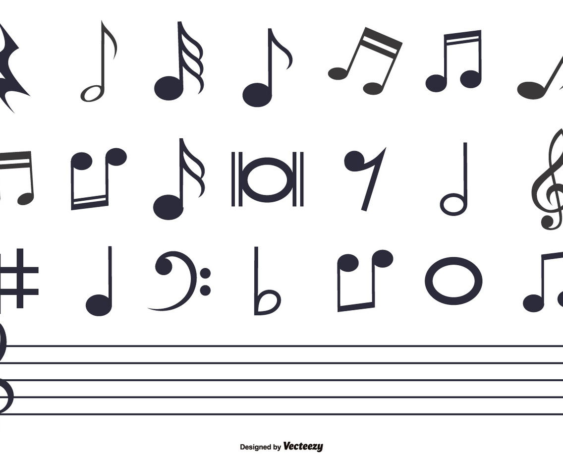 Music Notes Set
