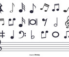 Music Notes Set
