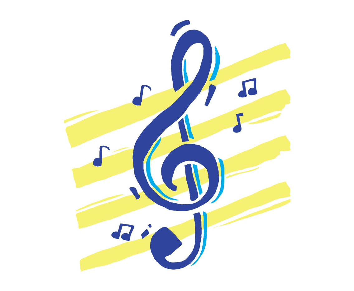 Violin Key With Artistic Background