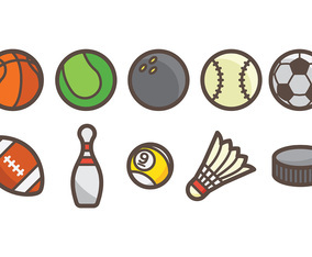 sports icon vector - 15530 Free Vectors to Download | FreeVectors