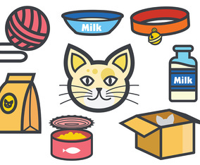 Free Cats Icons Vector