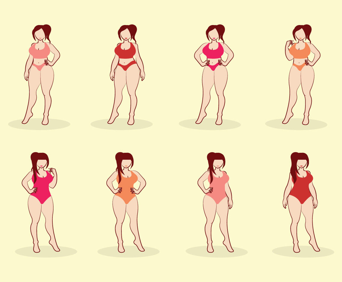 Free Girl Plus Size Vector