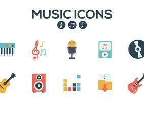 Free Music Icons Vector