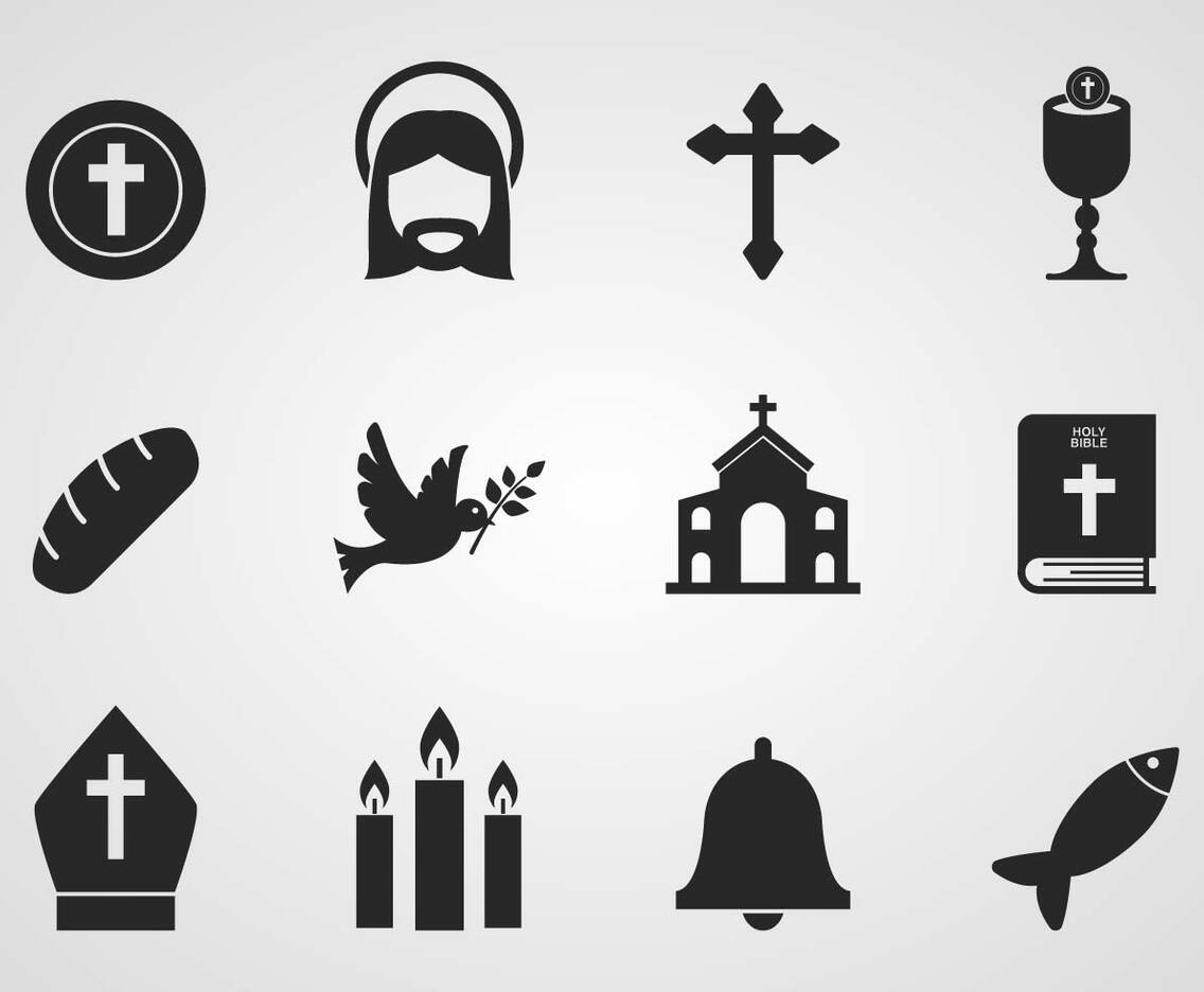 Free Catholic Icons Vector