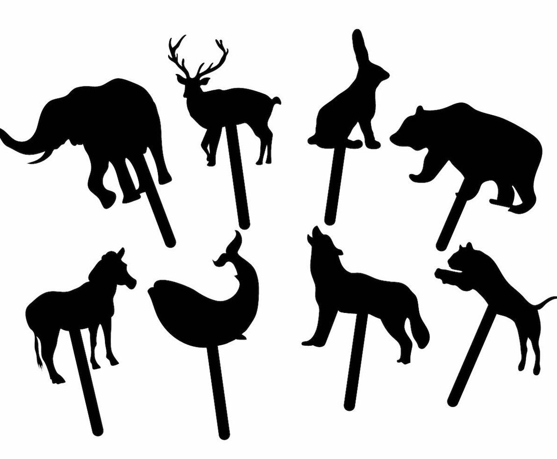 Animal Shadow Puppet Set