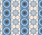 Beige and Blue Tiles
