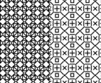 Black White Geometric Pattern