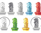Merlion Icon flat