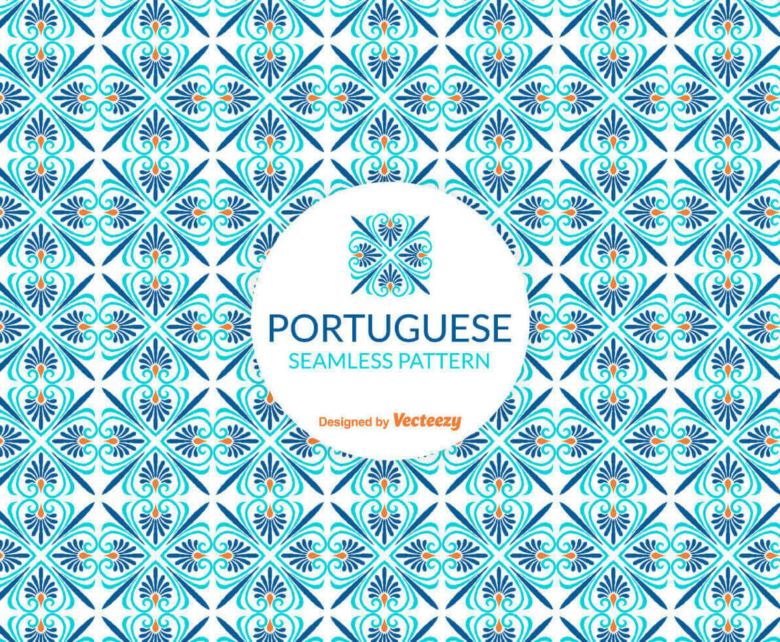 Free Vector Portuguese Tile Pattern