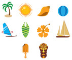 Hawaii Vector Icons