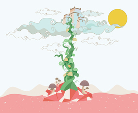 Beanstalk Vector