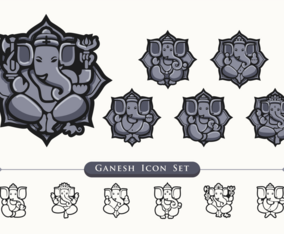 Ganesh Icon Set