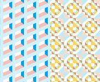 Pastel Square Geometric Pattern