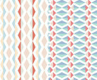 Abstract Geometric Pastel Pattern