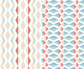Abstract Geometric Pastel Pattern