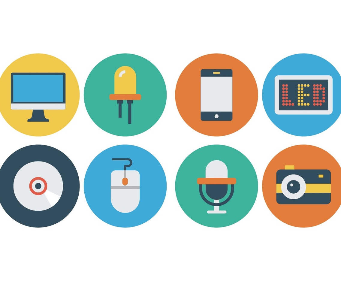 Free Flat Technology Icons