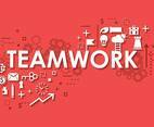 Business Teamwork Banner Background