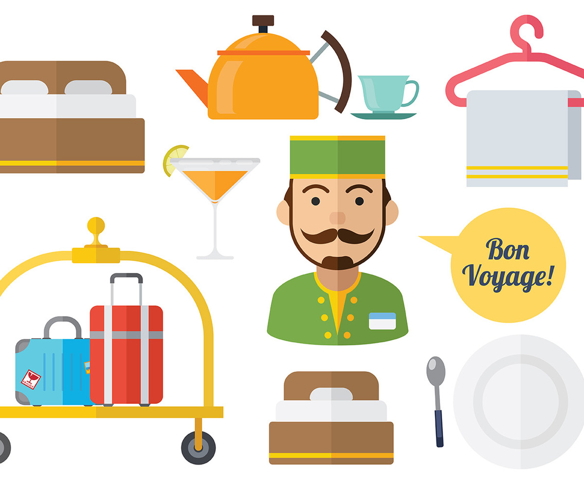 Free Concierge Icons Vector