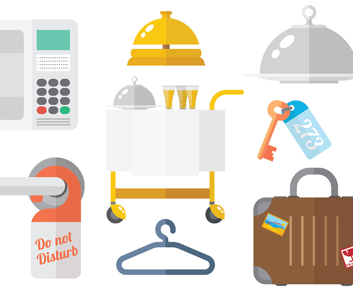 Free Hotel Icons Vector