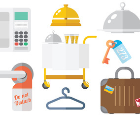 Free Hotel Icons Vector