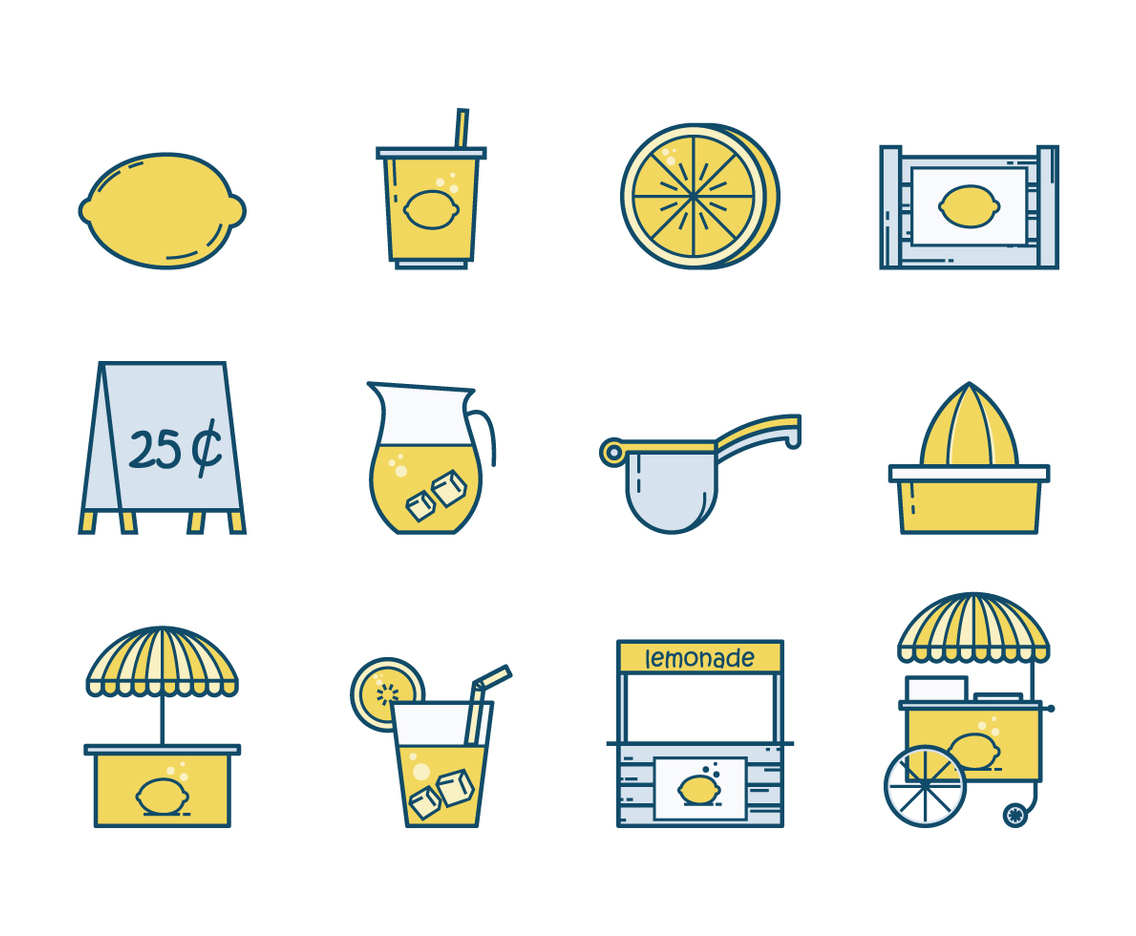 Free Lemonade Stand Vector