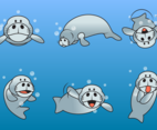 Free Manatee Vector