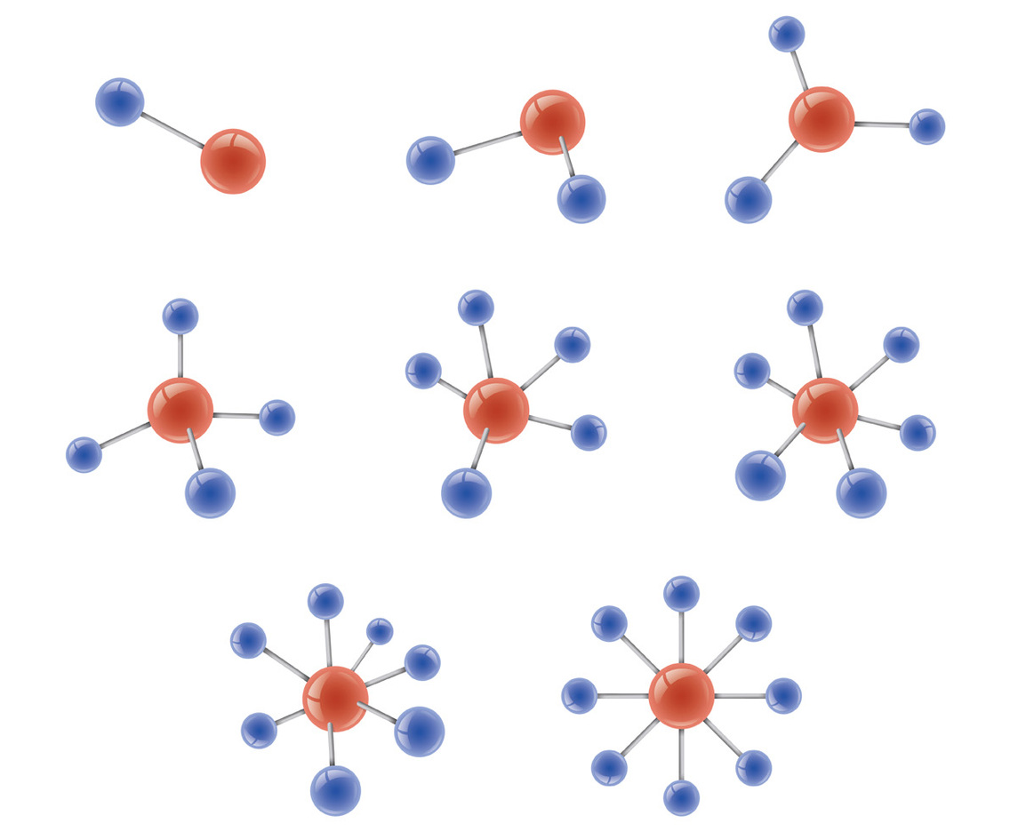 Set Of Atomium Vector