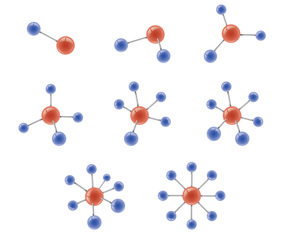 Set Of Atomium Vector