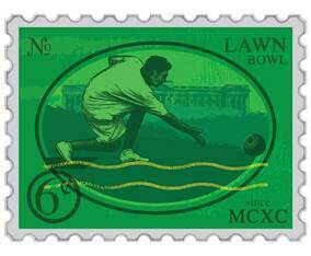 Lawn Bowls Stamp