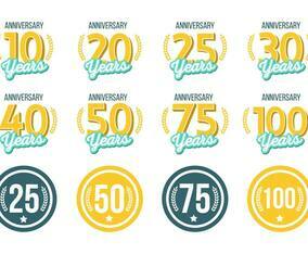 Free Anniversary Vector