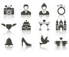 Free Wedding Icons Vector