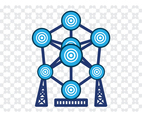 Atomium Vector Art