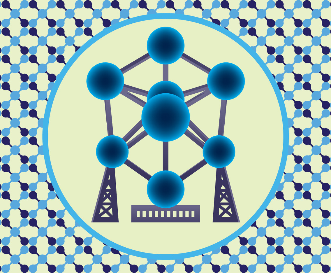 Atomium Vector Art