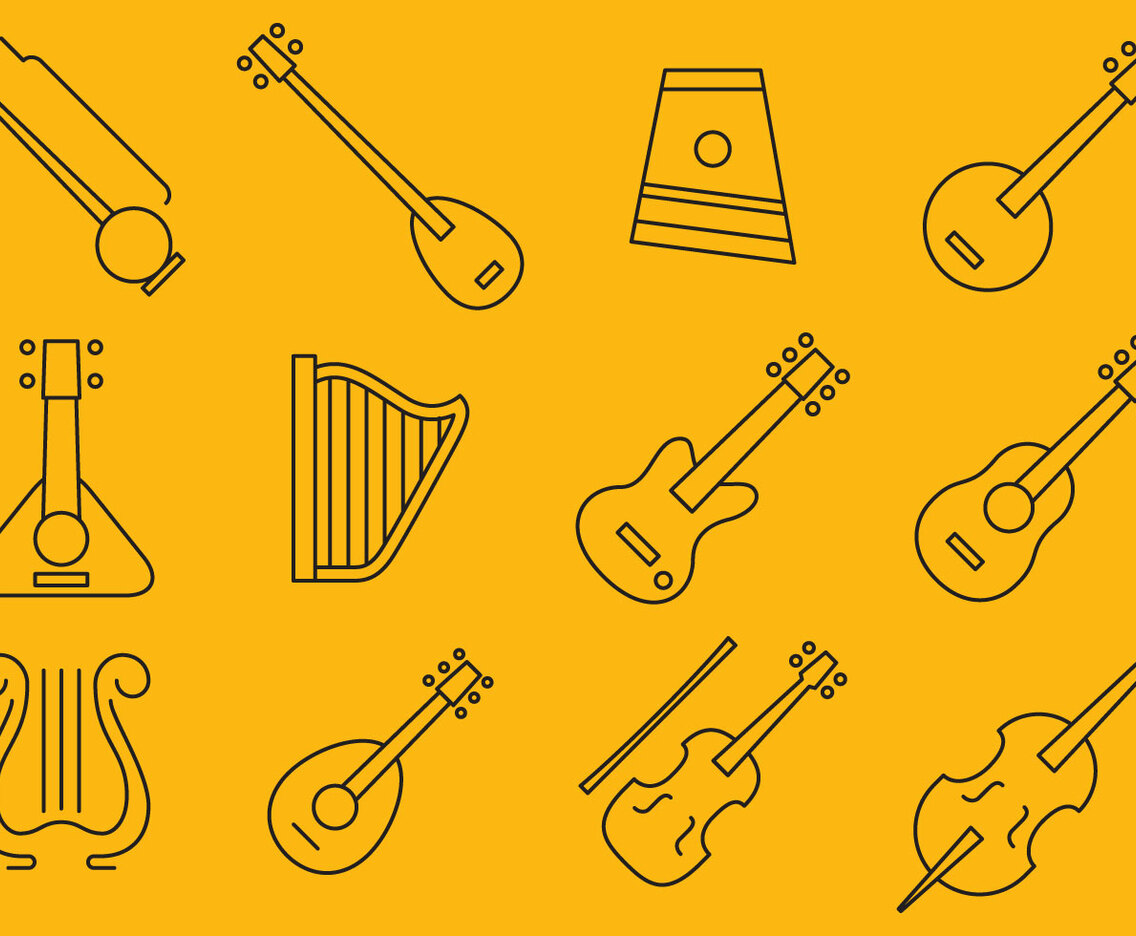 Stringed Instrument Icons