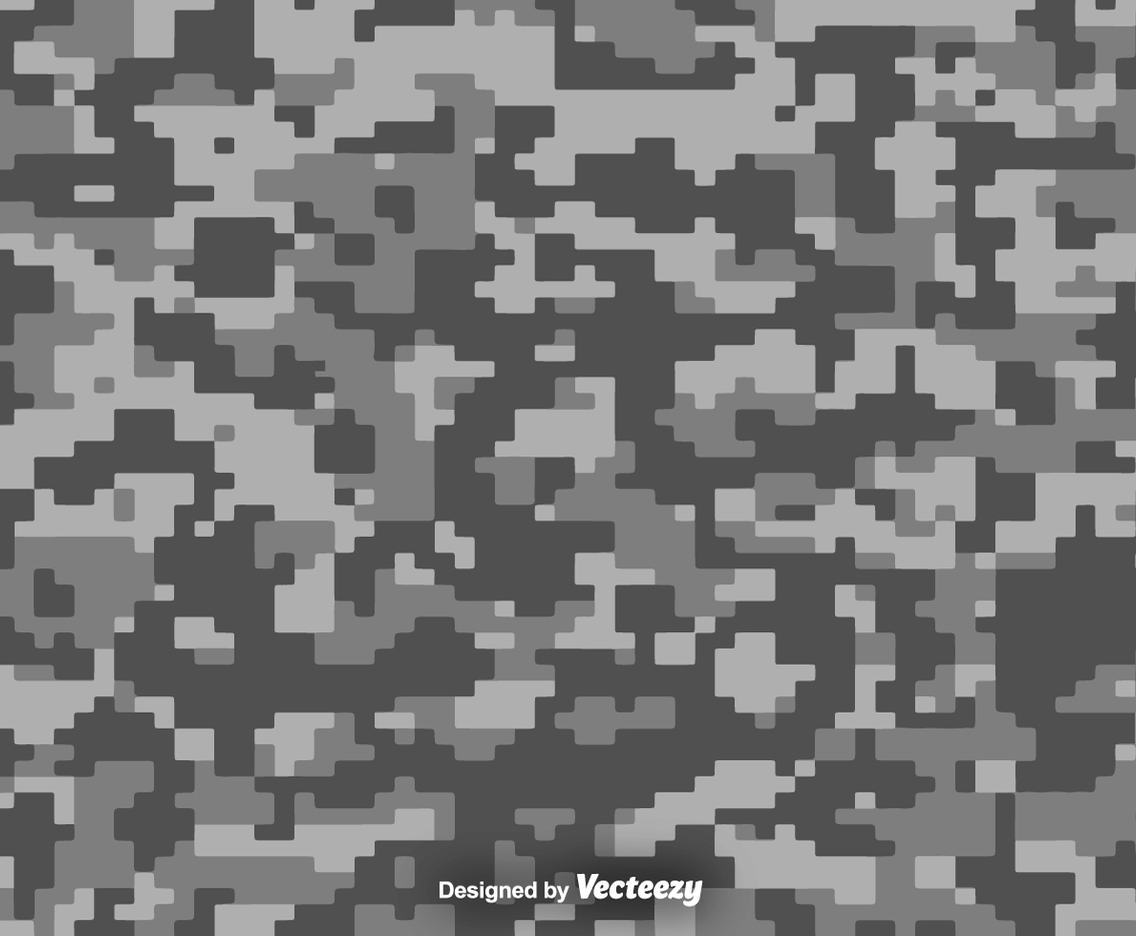 Pixelated Multicam Vector Camouflage Background