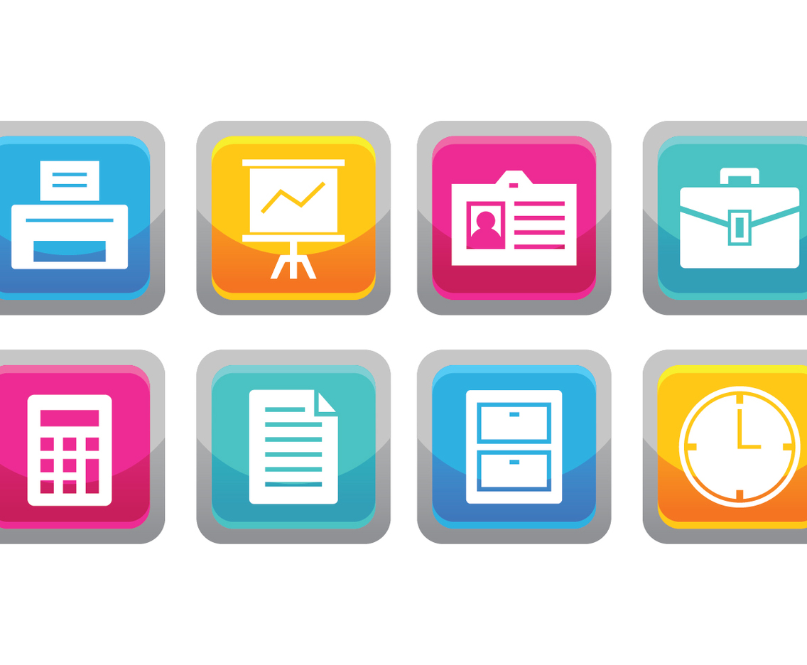 Free Office Button Icons