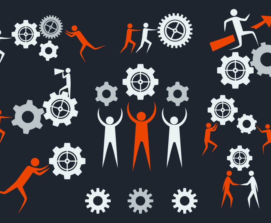 Free Working Together Icons Vector