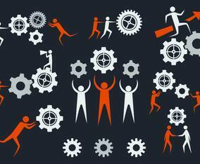 Free Working Together Icons Vector