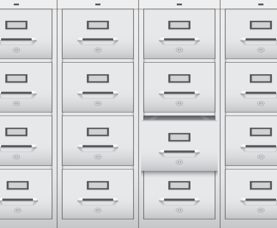 File Cabinet Vector Background
