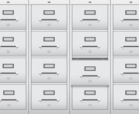 File Cabinet Vector Background