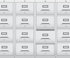 File Cabinet Vector Background