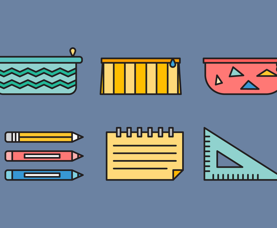 Free Pencil Case Vector 2