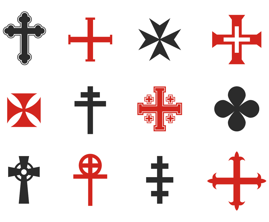 Free Various Cross Symbol Vectors