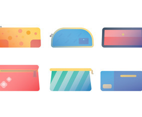 Free Pencil Case Vector 1