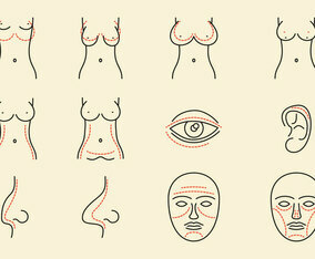 Plastic Surgery Icons