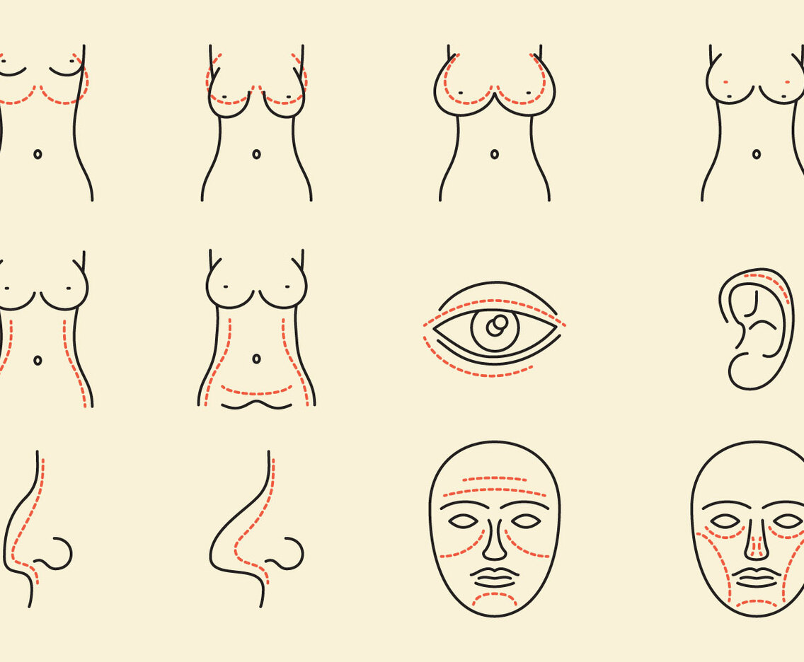 Plastic Surgery Icons