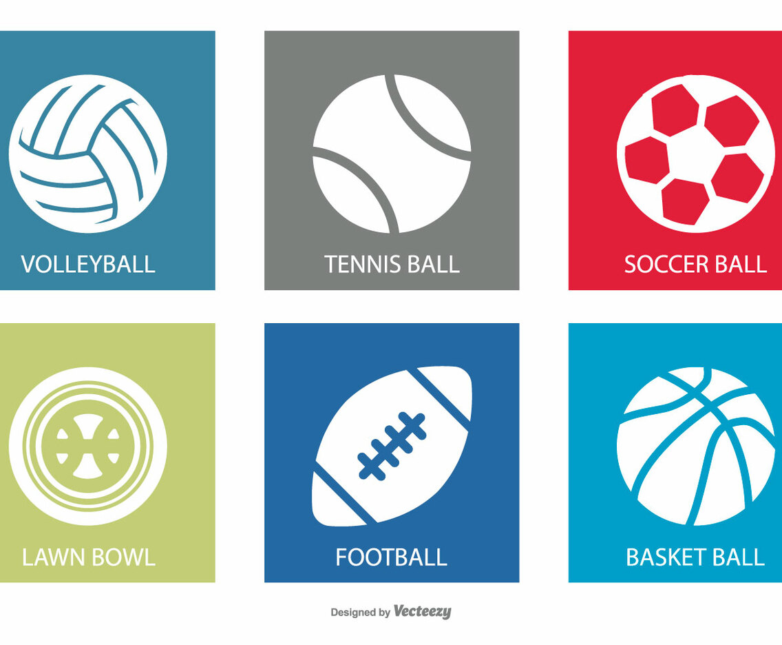Sports Ball Icon Set