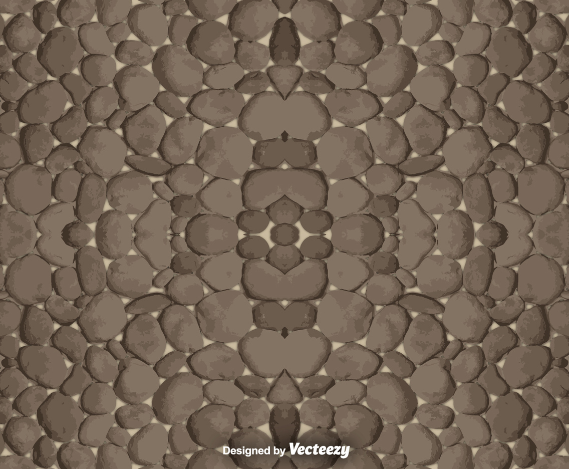 Pebble-Stone Background Vector