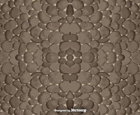 Pebble-Stone Background Vector